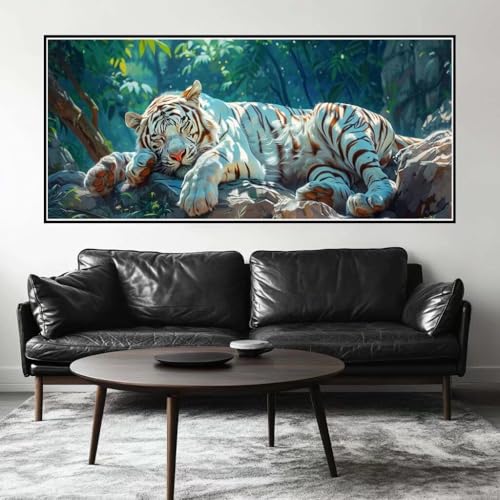 Malen Nach Zahlen Tiger Malen Nach Zahlen Erwachsene Wald, 70 X 35 cm XXL Groß Acrylfarben Ölgemälde, DIY Malen Nach Zahlen Kinder Anfänger Paint by Numbers Adult Set für Wand Dekor (Ohne Rahmen)-H694 Malen Nach Zahlen Tiger Malen Nach Zahlen Erwachsene Wald, 70 X 35 cm XXL Groß Acrylfarben Ölgemälde, DIY Malen Nach Zahlen Kinder Anfänger Paint by Numbers Adult Set für Wand Dekor (Ohne Rahmen)-H694 von Kggyele