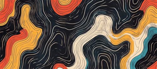Malen Nach Zahlen Topografisch Malen Nach Zahlen Erwachsene Bunt, 170 X 85 cm XXL Groß Acrylfarben Ölgemälde, DIY Malen Nach Zahlen Kinder Anfänger Set Bastelset für Wand Dekor (Ohne Rahmen) -H167 von Kggyele