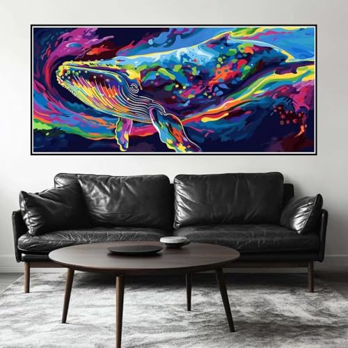 Malen Nach Zahlen Traum Malen Nach Zahlen Erwachsene Wal, 190 X 95 cm XXL Groß Acrylfarben Ölgemälde, DIY Malen Nach Zahlen Kinder Anfänger Paint by Numbers Adult Set für Wand Dekor (Ohne Rahmen)-H567 Malen Nach Zahlen Traum Malen Nach Zahlen Erwachsene Wal, 190 X 95 cm XXL Groß Acrylfarben Ölgemälde, DIY Malen Nach Zahlen Kinder Anfänger Paint by Numbers Adult Set für Wand Dekor (Ohne Rahmen)-H567 von Kggyele