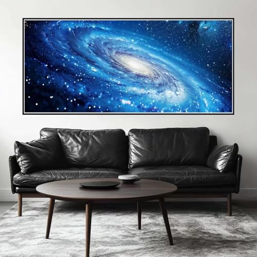 Malen Nach Zahlen Universum Malen Nach Zahlen Erwachsene Galaxie, 110 X 55 cm XXL Groß Acrylfarben Ölgemälde, DIY Malen Nach Zahlen Kinder Anfänger Set Bastelset für Wand Dekor (Ohne Rahmen) -H570 von Kggyele