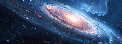Malen Nach Zahlen Universum Malen Nach Zahlen Erwachsene Galaxie, 25x75 cm XXL Groß Acrylfarben Ölgemälde, DIY Malen Nach Zahlen Kinder Anfänger Set Bastelset für Wand Dekor (Ohne Rahmen) -H511 von Kggyele