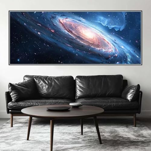 Malen Nach Zahlen Universum Malen Nach Zahlen Erwachsene Galaxie, 75 X 30 cm XXL Groß Acrylfarben Ölgemälde, DIY Malen Nach Zahlen Kinder Anfänger Set Bastelset für Wand Dekor (Ohne Rahmen) -H511 von Kggyele
