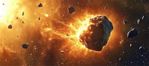 Malen Nach Zahlen Universum Malen Nach Zahlen Erwachsene Meteorit, 190 X 95 cm XXL Groß Acrylfarben Ölgemälde, DIY Malen Nach Zahlen Kinder Anfänger Set Bastelset für Wand Dekor (Ohne Rahmen) -H426 von Kggyele