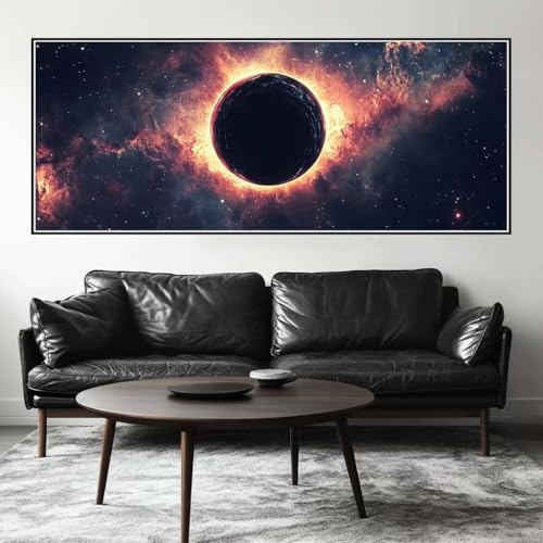 Malen Nach Zahlen Universum Malen Nach Zahlen Erwachsene Weltraum, 200 X 80 cm XXL Groß Acrylfarben Ölgemälde, DIY Malen Nach Zahlen Kinder Anfänger Set Bastelset für Wand Dekor (Ohne Rahmen) -H884 von Kggyele