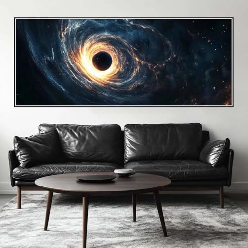 Malen Nach Zahlen Universum Malen Nach Zahlen Erwachsene Weltraum, 225 X 90 cm XXL Groß Acrylfarben Ölgemälde, DIY Malen Nach Zahlen Kinder Anfänger Set Bastelset für Wand Dekor (Ohne Rahmen) -H235 von Kggyele