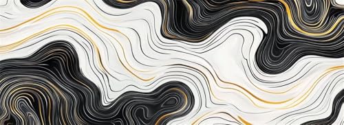 Malen Nach Zahlen Vintage Malen Nach Zahlen Erwachsene Linie, 75x225 cm XXL Groß Acrylfarben Ölgemälde, DIY Malen Nach Zahlen Kinder Anfänger Paint by Numbers Set für Wand Dekor (Ohne Rahmen) -H811 von Kggyele