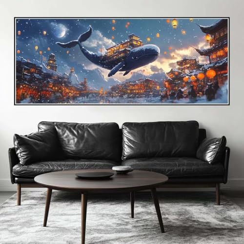 Malen Nach Zahlen Wal Malen Nach Zahlen Erwachsene Stadt, 100 X 40 cm XXL Groß Acrylfarben Ölgemälde, DIY Malen Nach Zahlen Kinder Anfänger Paint by Numbers Adult Set für Wand Dekor (Ohne Rahmen)-H436 Malen Nach Zahlen Wal Malen Nach Zahlen Erwachsene Stadt, 100 X 40 cm XXL Groß Acrylfarben Ölgemälde, DIY Malen Nach Zahlen Kinder Anfänger Paint by Numbers Adult Set für Wand Dekor (Ohne Rahmen)-H436 von Kggyele