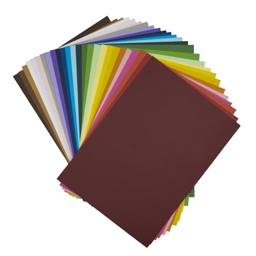 78 Stück Faltkarten, 26 Farben Klappkarte 16 * 10.9cm, 230g/㎡ Bunte Faltkarten für Grußkarten und Kunsthandwerk von Khvaeif