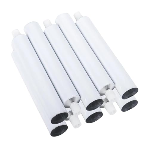 KiBcsLic 10x Leere Aluminium Farbtuben 60ml Farbtuben für Aquarelle Gouachen von KiBcsLic