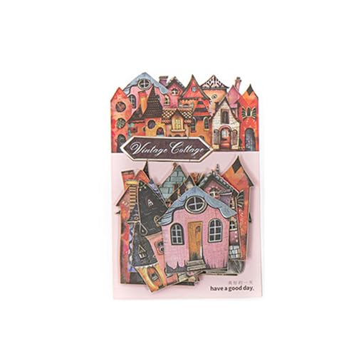KiBcsLic 15 Dekorpapier Kartonaufkleber, Gemusterter Karton, Retro, DIY, Dekoratives Journal Dekor für Geschenkverpackungen, Style C von KiBcsLic