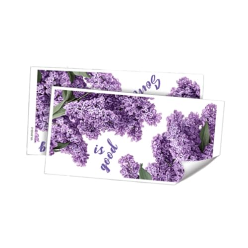KiBcsLic 2 Stück Blumen Wandkunst Aufkleber, PVC Wandkunst für Sofa, Hintergrund, Kinderzimmer KiBcsLic 2 Stück Blumen Wandkunst Aufkleber, PVC Wandkunst für Sofa, Hintergrund, Kinderzimmer von KiBcsLic