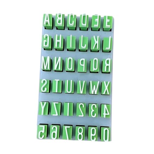 KiBcsLic Alphabet Buchstaben Stempelset Aus Ton, Wiederverwendbare Stempel, Handgefertigte Buchstaben für Die Töpferherstellung zu Hause, Basteln, Großbuchstaben von KiBcsLic
