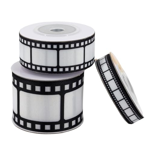 KiBcsLic Filmband, 0,4, 0,87, 1,5 Zoll Breit, für Kuchenbox Kino Mottoparty von KiBcsLic