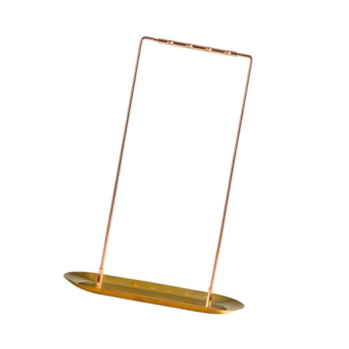KiBcsLic Hängender Ornamentständer für Kalligraphiepinsel Und Halsketten, Rose Gold A von KiBcsLic