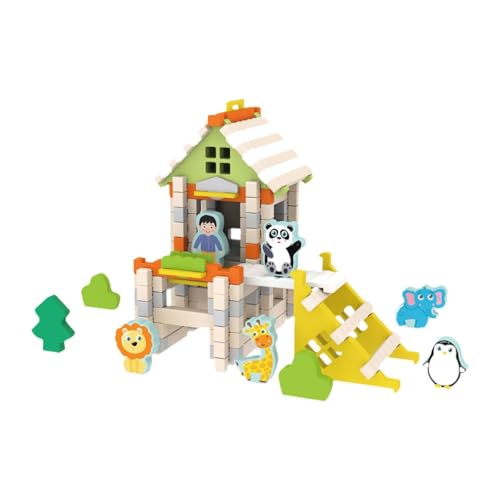 KiBcsLic Holzbausatz für Familienengagement Und Lehrreichen Spaß, Zoo KiBcsLic Holzbausatz für Familienengagement Und Lehrreichen Spaß, Zoo von KiBcsLic