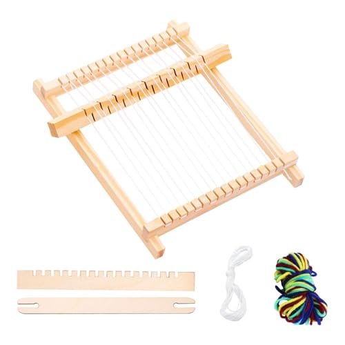 KiBcsLic Holzwebstuhl Set, DIY Bastelset für Webliebhaber, Fäustlinge, Anfänger KiBcsLic Holzwebstuhl Set, DIY Bastelset für Webliebhaber, Fäustlinge, Anfänger von KiBcsLic