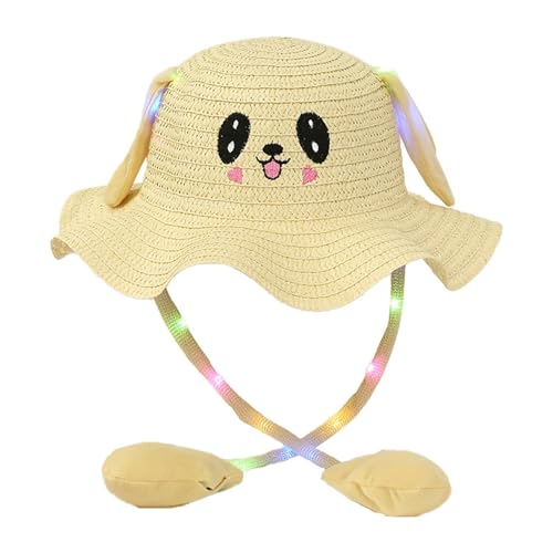 KiBcsLic Kinder Hasenmütze mit Licht für Geburtstagsfeiern Und Outdoor Aktivitäten, Beige, Universal- KiBcsLic Kinder Hasenmütze mit Licht für Geburtstagsfeiern Und Outdoor Aktivitäten, Beige, Universal- von KiBcsLic