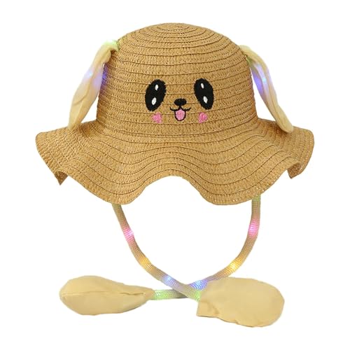 KiBcsLic Kinder Hasenmütze mit Licht für Geburtstagsfeiern Und Outdoor Aktivitäten, Khaki, Universal- KiBcsLic Kinder Hasenmütze mit Licht für Geburtstagsfeiern Und Outdoor Aktivitäten, Khaki, Universal- von KiBcsLic