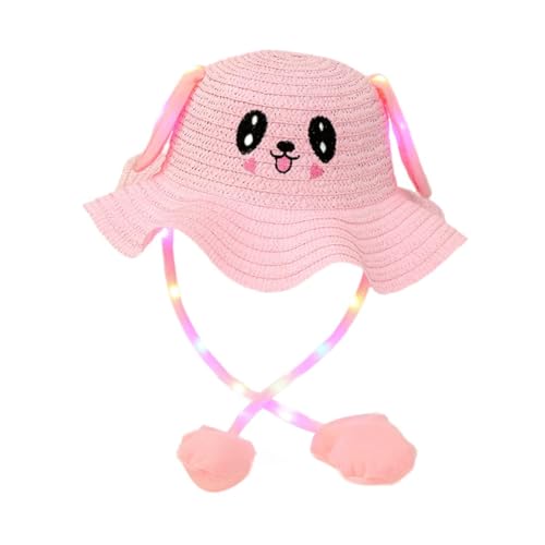 KiBcsLic Kinder Hasenmütze mit Licht für Geburtstagsfeiern Und Outdoor Aktivitäten, Rosa, Universal- KiBcsLic Kinder Hasenmütze mit Licht für Geburtstagsfeiern Und Outdoor Aktivitäten, Rosa, Universal- von KiBcsLic