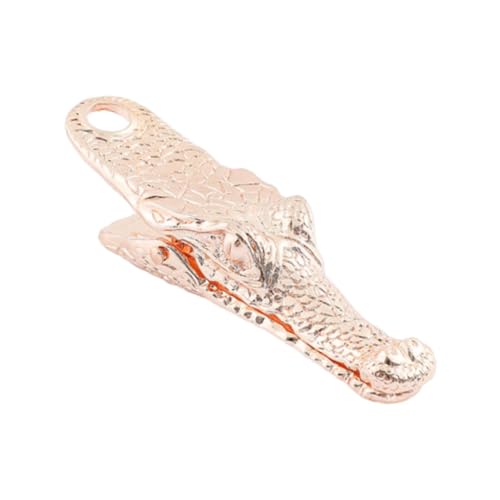 KiBcsLic Krokodil Büroklammer Organizer für Büro Und Zuhause, Roségold KiBcsLic Krokodil Büroklammer Organizer für Büro Und Zuhause, Roségold von KiBcsLic