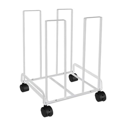 KiBcsLic Lagerregal Aus Karton mit Schwenkrädern 12,2 X 10,2 X 17,1 Zoll, Weiß KiBcsLic Lagerregal Aus Karton mit Schwenkrädern 12,2 X 10,2 X 17,1 Zoll, Weiß von KiBcsLic