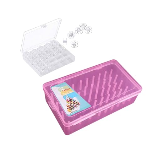 KiBcsLic Nähgarn Aufbewahrungsbox Nähspulenhalter Garnrollenbox Bobbinorganizer Aus Transparentem PP Material für Sortierung Schutz Transport für Handarbeitsbe KiBcsLic Nähgarn Aufbewahrungsbox Nähspulenhalter Garnrollenbox Bobbinorganizer Aus Transparentem PP Material für Sortierung Schutz Transport für Handarbeitsbe von KiBcsLic