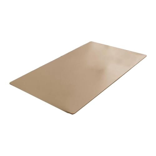 KiBcsLic Ölfeste Rechteckige Tischdecke mit Elastischem Rand für Bankette, Leichter Kaffee, 60cmx120cm von KiBcsLic