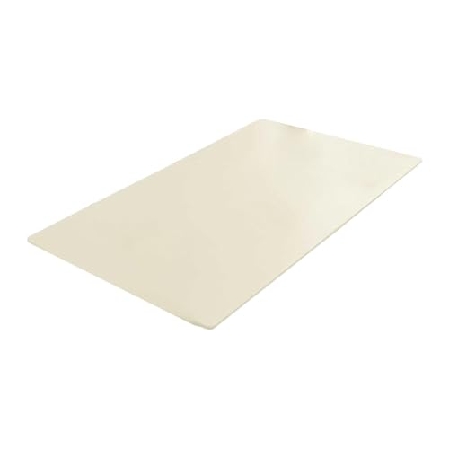 KiBcsLic Ölfeste Rechteckige Tischdecke mit Elastischem Rand für Bankette, Weiß, 60cmx120cm von KiBcsLic