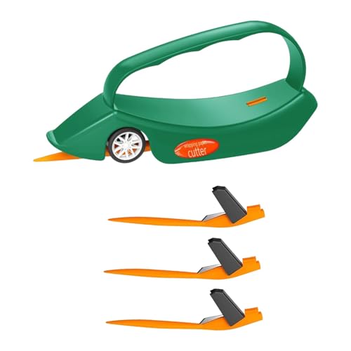 KiBcsLic Papierschneider Geschenkpapier Schneidetool mit Rollschneider Komfortgriff Und Ersatzklingen für Verpackungsarbeiten Kreativatelier Schule, Einzelnes Grün KiBcsLic Papierschneider Geschenkpapier Schneidetool mit Rollschneider Komfortgriff Und Ersatzklingen für Verpackungsarbeiten Kreativatelier Schule, Einzelnes Grün von KiBcsLic