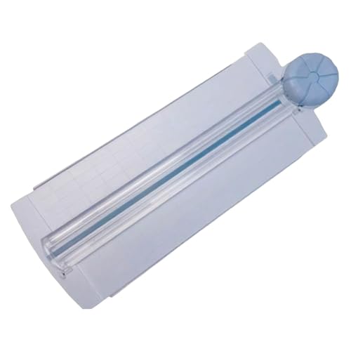 KiBcsLic Papierschneider Schneidwerkzeug Papierschneidemaschine Bastelhilfe mit Drehbarem Funktionsrad für Vielseitigen Einsatz für Papierschnitt Schulprojekte, Blau KiBcsLic Papierschneider Schneidwerkzeug Papierschneidemaschine Bastelhilfe mit Drehbarem Funktionsrad für Vielseitigen Einsatz für Papierschnitt Schulprojekte, Blau von KiBcsLic