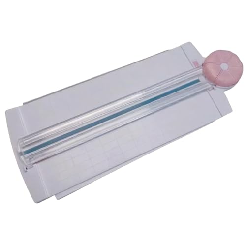 KiBcsLic Papierschneider Schneidwerkzeug Papierschneidemaschine Bastelhilfe mit Drehbarem Funktionsrad für Vielseitigen Einsatz für Papierschnitt Schulprojekte, Rosa KiBcsLic Papierschneider Schneidwerkzeug Papierschneidemaschine Bastelhilfe mit Drehbarem Funktionsrad für Vielseitigen Einsatz für Papierschnitt Schulprojekte, Rosa von KiBcsLic