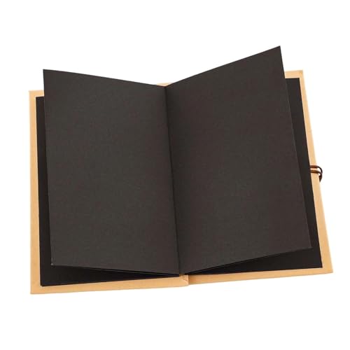KiBcsLic Schwarzes Scrapbook, Fotoalbum, Abenteuerbuch, Hochzeitserinnerungsbücher, Wachstums Scrapbooks für Reisen, Mittel KiBcsLic Schwarzes Scrapbook, Fotoalbum, Abenteuerbuch, Hochzeitserinnerungsbücher, Wachstums Scrapbooks für Reisen, Mittel von KiBcsLic