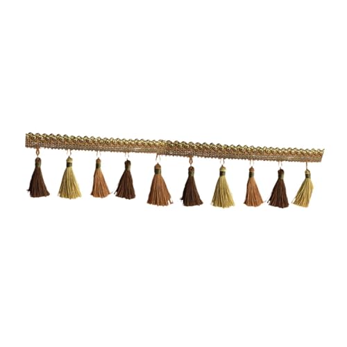 KiBcsLic Spitze, Polyester, Lange Fransen, Polyesterfransen für Kostüme, Kunsthandwerk Und Kleider, Beige KiBcsLic Spitze, Polyester, Lange Fransen, Polyesterfransen für Kostüme, Kunsthandwerk Und Kleider, Beige von KiBcsLic