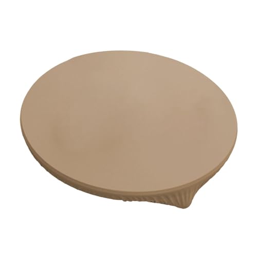 KiBcsLic Tischdecke, Elastisch, Passend für Öl Und Staub, Einfache Tischdecke Aus PU, Schutz für Terrasse Und Esszimmer, Kaffee 70 cm von KiBcsLic