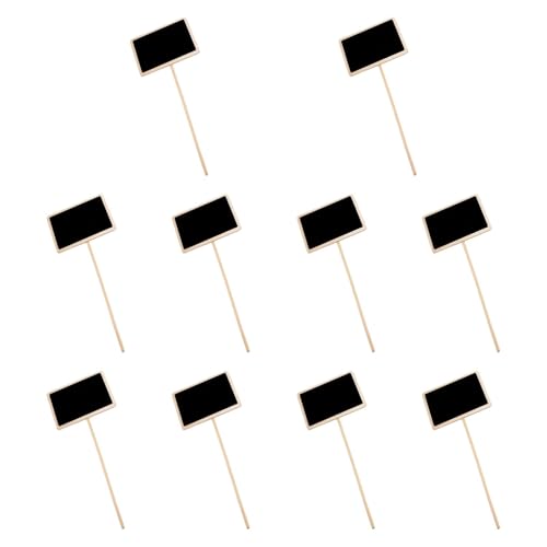 KiBcsLic Tragbares Kreidetafel Memoboard 10er Set für Feiern, 8x6x11cm KiBcsLic Tragbares Kreidetafel Memoboard 10er Set für Feiern, 8x6x11cm von KiBcsLic