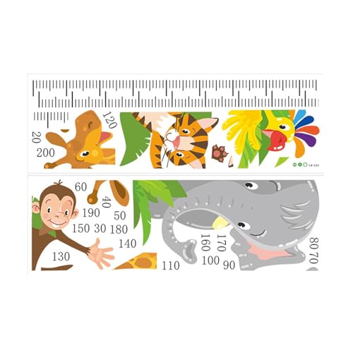 KiBcsLic Wandtattoos für Kinder mit Messlatte, Cartoon Messlatte für Kinder, Fürs Kinderzimmer, A KiBcsLic Wandtattoos für Kinder mit Messlatte, Cartoon Messlatte für Kinder, Fürs Kinderzimmer, A von KiBcsLic
