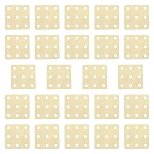 KiBcsLic Webstuhlkarten Zum Selbermachen, Quadratische Webwerkzeuge Aus Holz mit 9 Löchern, 24 StÜcke KiBcsLic Webstuhlkarten Zum Selbermachen, Quadratische Webwerkzeuge Aus Holz mit 9 Löchern, 24 StÜcke von KiBcsLic