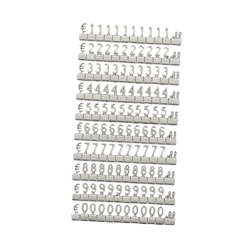KiBcsLic Würfel Preisschild Etiketten e Preisauszeichner Etiketten Schmuck Etiketten für Uhrengeschäfte Einzelhandelsgeschäfte, Silber KiBcsLic Würfel Preisschild Etiketten e Preisauszeichner Etiketten Schmuck Etiketten für Uhrengeschäfte Einzelhandelsgeschäfte, Silber von KiBcsLic
