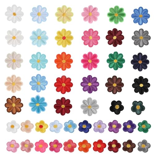Patches zum Aufbügeln, 50 Stück Flicken zum Aufbügeln Florale Aufnäher zum Aufbügeln Bügelbilder für Textilien Blumen zum Aufnähen für Jeans Hut Diy-Zubehör Kleidung Rucksäcke Patches zum Aufbügeln, 50 Stück Flicken zum Aufbügeln Florale Aufnäher zum Aufbügeln Bügelbilder für Textilien Blumen zum Aufnähen für Jeans Hut Diy-Zubehör Kleidung Rucksäcke von KiBlithemor