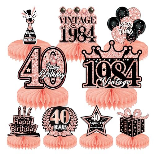 KiKiHong 9 Stück 40.Geburtstag Dekoration Deko,40 Geburtstag Frauen,40. Geburtstag tischdeko Frauen,40 Geburtstag Deko Frau,40. Geburtstag Tischdeko Frauen Zhun KiKiHong 9 Stück 40.Geburtstag Dekoration Deko,40 Geburtstag Frauen,40. Geburtstag tischdeko Frauen,40 Geburtstag Deko Frau,40. Geburtstag Tischdeko Frauen Zhun von KiKiHong