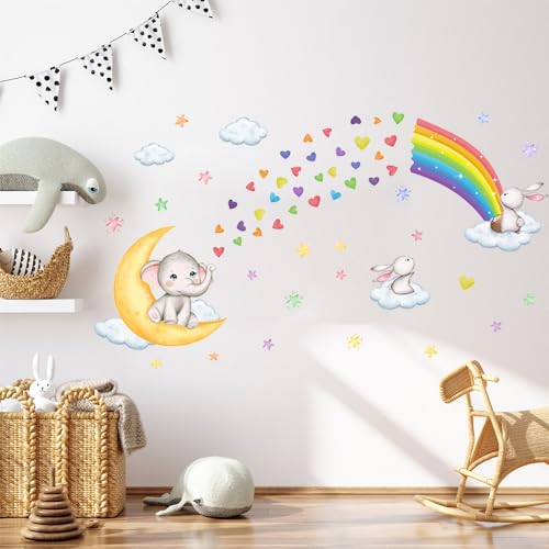 KiKiHong Wandtattoo Regenbogen,Regenbogen Leuchtaufkleber Wandtattoo,Fluoreszierend Wandaufkleber,Leuchtsterne Kinderzimmer Wandtattoo,30 * 40cm Schlafzimmer Kinderzimmer Kindergarten KiKiHong Wandtattoo Regenbogen,Regenbogen Leuchtaufkleber Wandtattoo,Fluoreszierend Wandaufkleber,Leuchtsterne Kinderzimmer Wandtattoo,30 * 40cm Schlafzimmer Kinderzimmer Kindergarten von KiKiHong