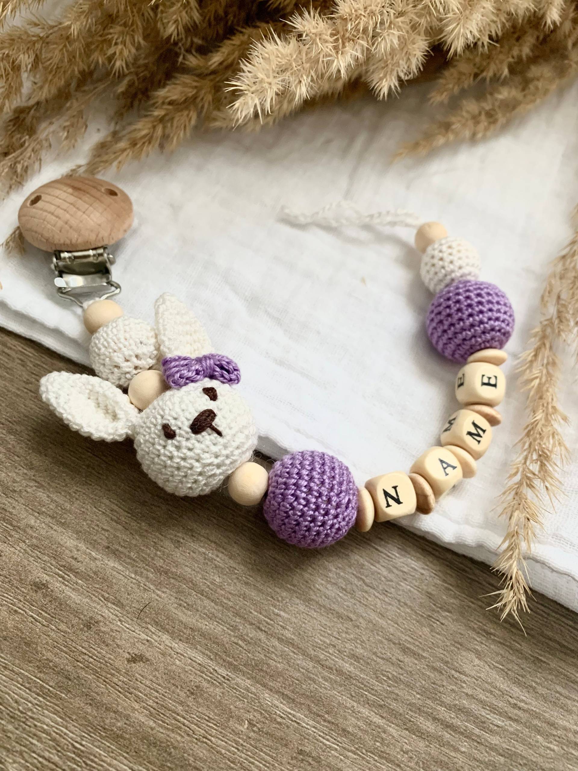 Schnullerkette Mit Namen, Personalisiert Schnullerkette Mit Namen, Personalisiert von KiLiLuNi