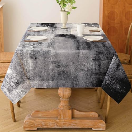 Tischdecke 100x140 cm Schwarz Modern Kunst Gemälde Tischdecke Abwaschbar Klein Rechteck Tablecloth Dekoration Aesthetic Tischdecken für Herbst Party Hochzeiten Feiertage Geburtstag Tischdecke 100x140 cm Schwarz Modern Kunst Gemälde Tischdecke Abwaschbar Klein Rechteck Tablecloth Dekoration Aesthetic Tischdecken für Herbst Party Hochzeiten Feiertage Geburtstag von Kiatuniya