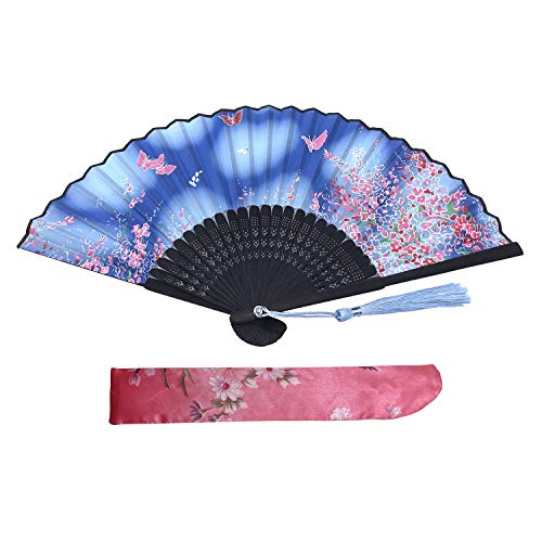 Kibon Faltbare Fächer, Handfächer, Bambusfächer mit Quaste für Geburtstagsgeschenke, Tanzen, Cosplay, Hochzeit, Party, Requisiten-Dekoration Kibon Faltbare Fächer, Handfächer, Bambusfächer mit Quaste für Geburtstagsgeschenke, Tanzen, Cosplay, Hochzeit, Party, Requisiten-Dekoration von Kibon