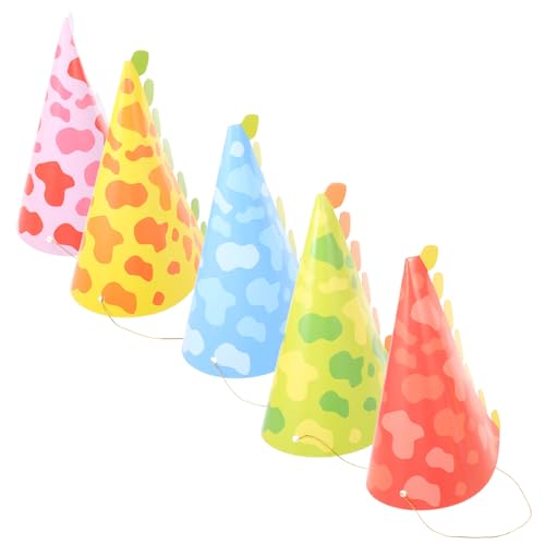 Kichvoe 10 Stück Dinosaurier-Partyhüte Geburtstagsparty- Dinosaurier-Hüte Bastel-Kunstset Machen Sie Ihre Eigenen Dinosaurier-Papierhüte Für Kindergeburtstagsparty-Zubehör von Kichvoe