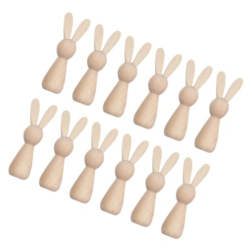 Kichvoe 12 Stück Teiliges Holzkaninchen Dekoration Unfertige Ostern Holzfiguren zum Basteln Kreative Diy Deko für Feiertage Inspirierende Bastelarbeit für Erwachsene Kichvoe 12 Stück Teiliges Holzkaninchen Dekoration Unfertige Ostern Holzfiguren zum Basteln Kreative Diy Deko für Feiertage Inspirierende Bastelarbeit für Erwachsene von Kichvoe