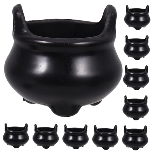 Kichvoe 12stücke Teiliges Miniatur-witch Cauldron Dekoration Für Halloween Material Für Puppenhaus Tischdeko Und Besondere Anlässe von Kichvoe