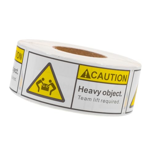 Kichvoe 1Rolle Versandaufkleber Team Lift Etiketten Hochwertige Klebefläche für Sichere Anbringung für Lagerhäuser Docks Fabriken Selbstklebend von Kichvoe