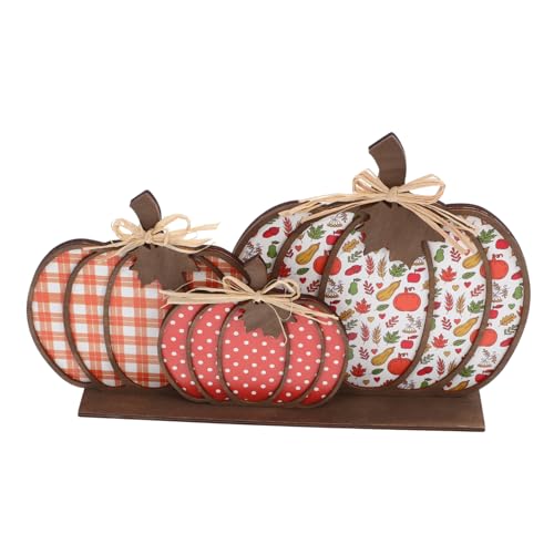 Kichvoe 1Satz Holz Kürbis Dekoration für Herbst und Thanksgiving Handgefertigte Tischdeko Einzigartiges Design Vielseitig Einsetzbar für Zuhause Büro und Restaurants Kichvoe 1Satz Holz Kürbis Dekoration für Herbst und Thanksgiving Handgefertigte Tischdeko Einzigartiges Design Vielseitig Einsetzbar für Zuhause Büro und Restaurants von Kichvoe