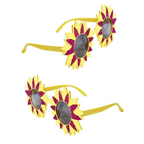 Kichvoe 2 Stück Stilvolle Sonnenblumenbrillen Lustige Partybrillen für Foto Requisiten und Partybedarf für Hawaiianische Feste Leicht Bequem Liebevolles Design für Jungen und Mädchen Kichvoe 2 Stück Stilvolle Sonnenblumenbrillen Lustige Partybrillen für Foto Requisiten und Partybedarf für Hawaiianische Feste Leicht Bequem Liebevolles Design für Jungen und Mädchen von Kichvoe